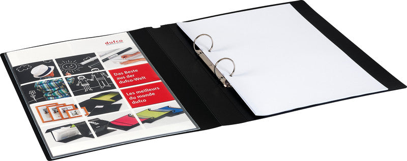 Dufco Easyfix Sichtmappe A6 – 8er-Pack, transparent, Kunststoff, glänzend, 120 µm