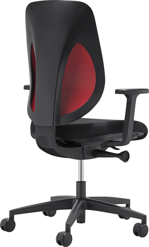 Giroflex Bürostuhl 353 – Sitzhöhe 39 - 51 cm, 110 kg, Schwarz