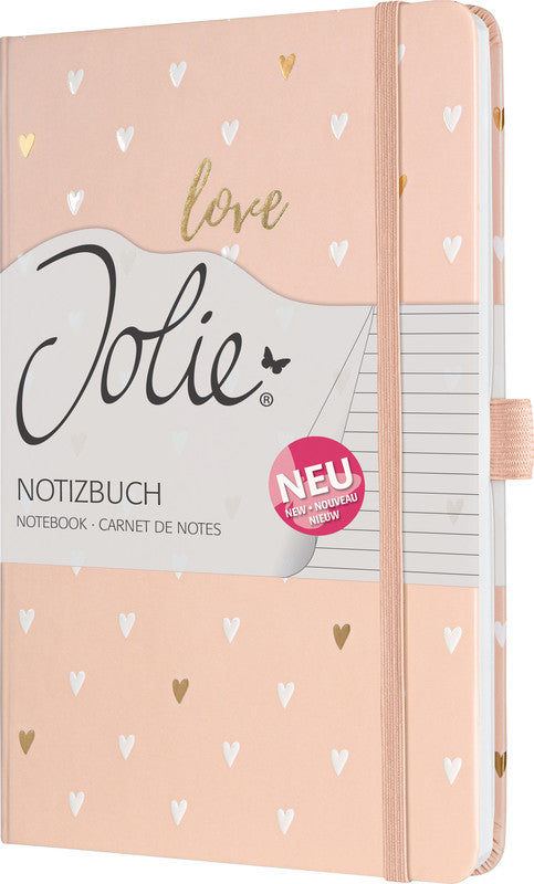 Sigel Notizbuch A5, liniert, Fadenheftung, Hardcover, 174 Seiten, perforiert, 80 g/m² – mehrfarbig