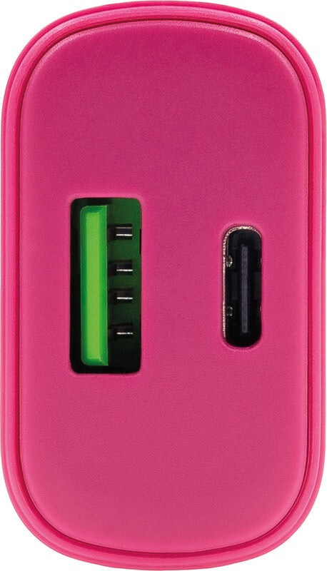 EXC SLIM Ladegerät – 20 W, 1× USB-C + 1× USB-A