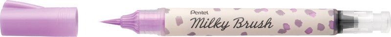 Pentel Milky Brush Pinselstift – wasserbasiert, pigmentiert, violett