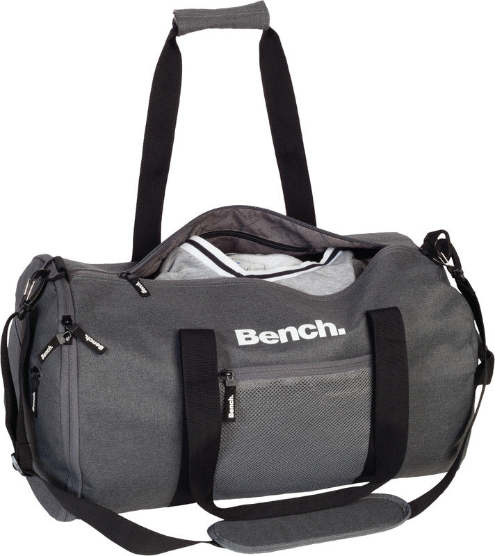 Bench Sporttasche Classic – 30 l, dunkelgrau, mit Schultergurt, wasserabweisend, 50 × 29 × 29 cm