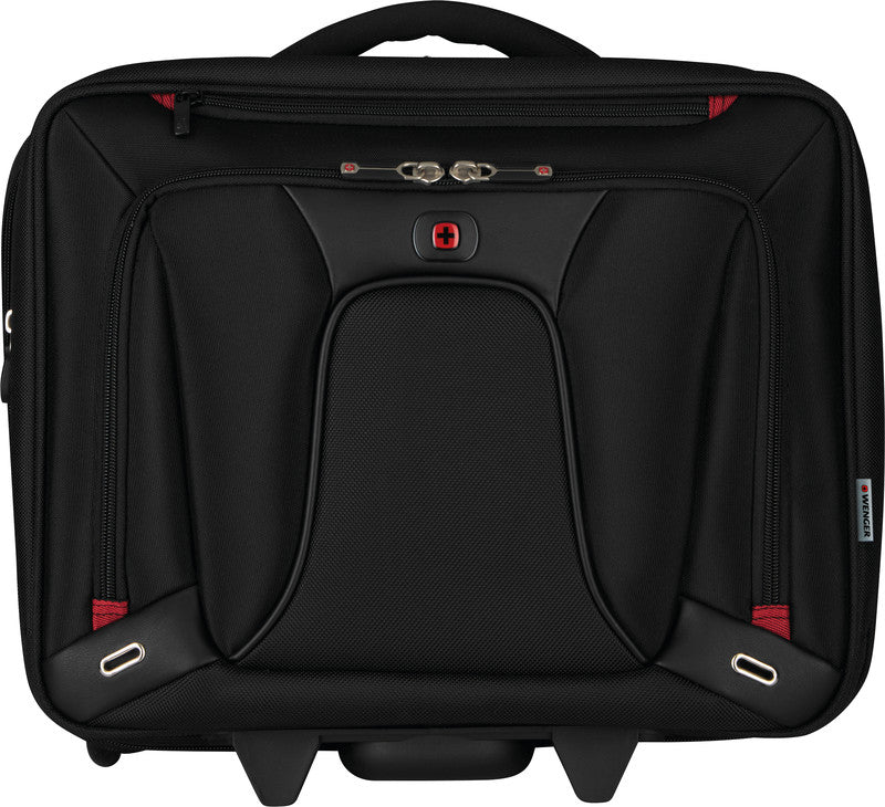 Wenger/SwissGear Wenger Notebook-Trolley Transfer – 18 l, für Notebooks bis 16", Weichschale, schwarz, 43 × 37 × 23 cm