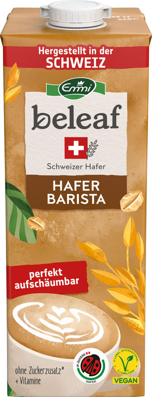 Beleaf Haferdrink UHT, Barista, ungesüsst – 1 l