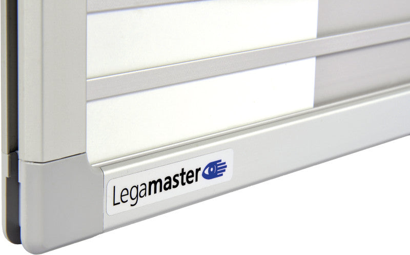 Legamaster Anwesenheitstafel, magnetisch, Kunststoff-Oberfläche, Alurahmen – 26 × 54 cm, Grau