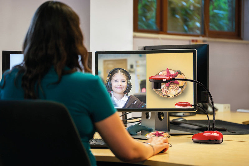 Lumens PC193 – Visualizer (Dokumentenkamera) – Full HD, 20× optischer Zoom, HDMI, USB 2.0, integriertes Mikrofon