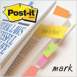 3M Post-it Seitenmarker – 15×50 mm – sortiert – 5×100 Stück