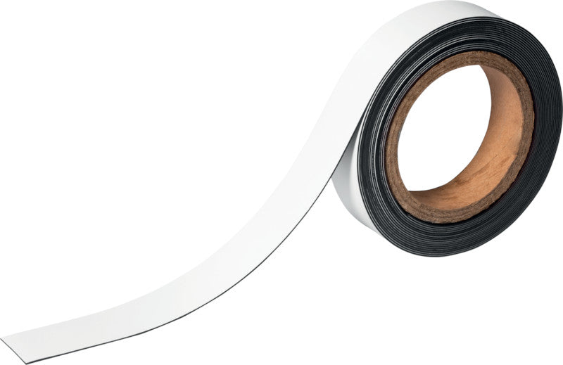 Durable Magnetband – 30 mm×5 m, Metall, Weiss