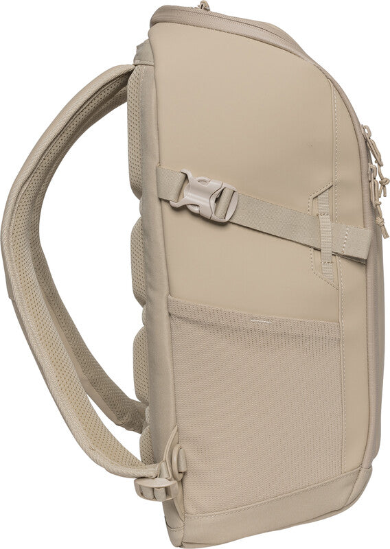 Beckmann Street Go – Notebook-Rucksack – für 16"-Notebook, 26 l, rPET (recyceltes PET), beige