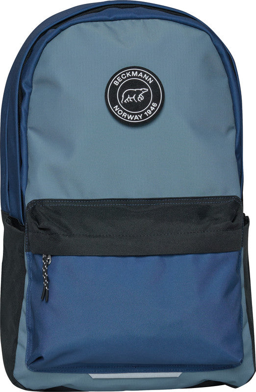 Beckmann Rucksack City – Green Colorblock – 30 l – grün – aus recycelten PET-Flaschen (rPET)