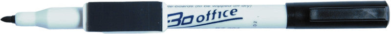 Booffice Whiteboard-Marker – Rundspitze 1 mm – Schwarz – 4er-Set – trocken abwischbar