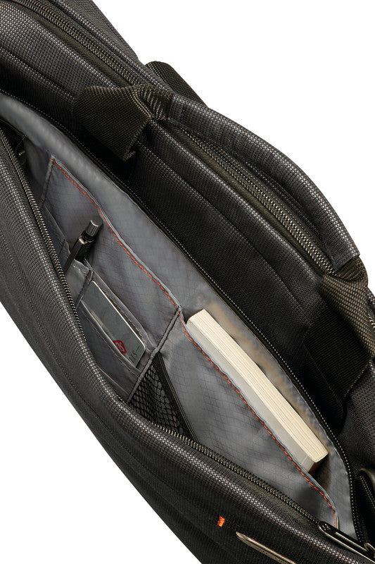 Samsonite Network 3 Notebook-Tasche – für Notebooks bis 14,1", 10 l, Aufsteckfunktion, Polyester, schwarz
