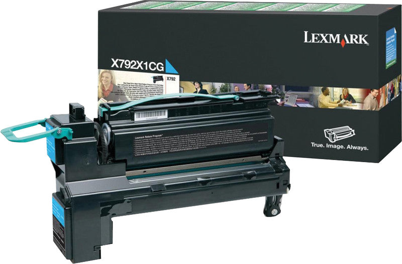 Lexmark Toner – cyan, 20000 Seiten – für Farb-Laserdrucker/Multifunktionsgeräte