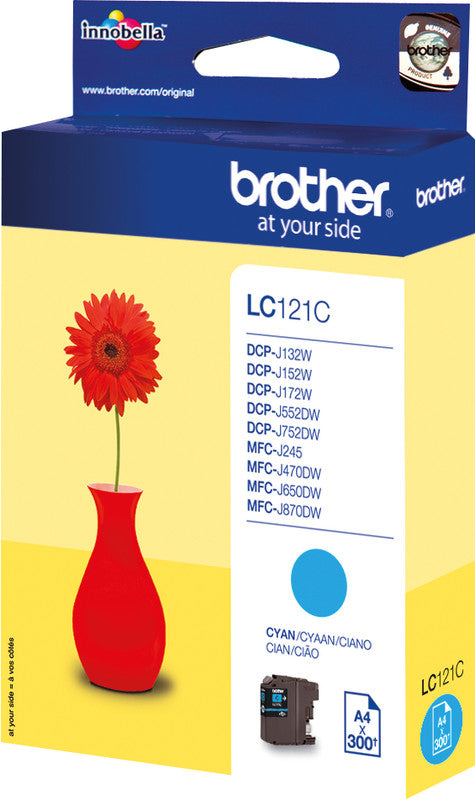 Brother Tintenpatrone, Cyan – für Inkjetdrucker/Multifunktionsgeräte