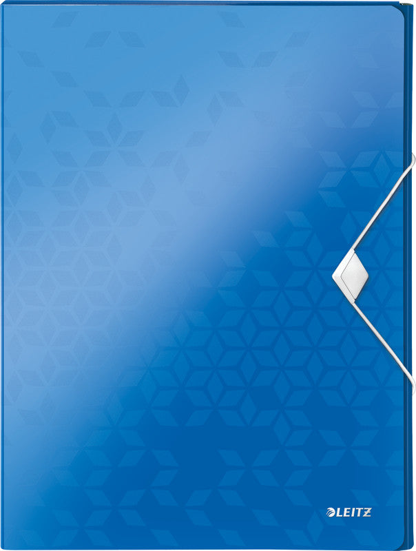 Leitz Wow A4 Heftbox – Polypropylen (PP), Blau, bis 250 Blatt