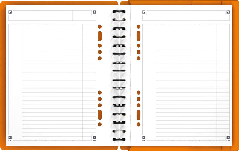 Oxford Collegeblock, 80 Blatt, 10-fach gelocht, perforiert, 80 g/m² – orange, für SCRIBZEE App