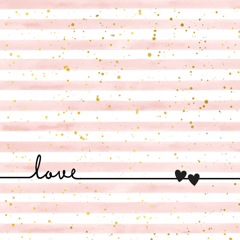Atelier Servietten Love Line – 33 × 33 cm – 3-lagig, Tissue – 20 Stk.