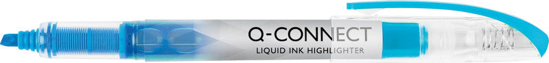 Q-CONNECT Blauer Textmarker – Keilspitze, 1–4 mm