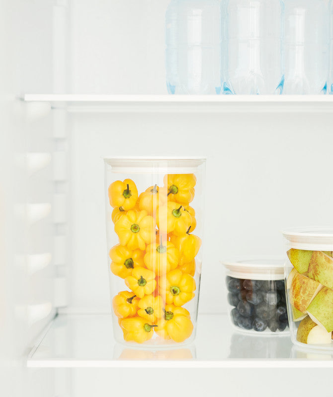 Rotho Glasbehälter – 0,7 l – rund – Borosilikatglas – transparent – Ø 11 cm × 11,8 cm