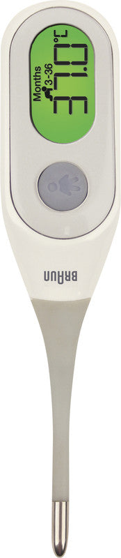 Braun Digitalfieberthermometer – Age Precision, 8 s, BPA-frei, für Axillar, Oral, Rektal
