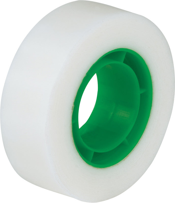 Q-Connect Büro-Klebeband – matt, 19 mm × 33 m, transparent, Kern Ø 27 mm, 8 Rollen