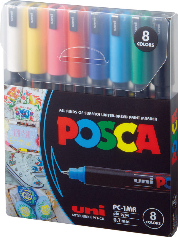 Uni-Ball Fineliner – sortiert, 8er Set