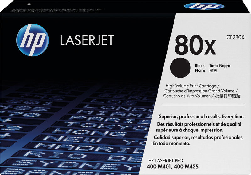 HP Toner 80X – schwarz, 6900 Seiten