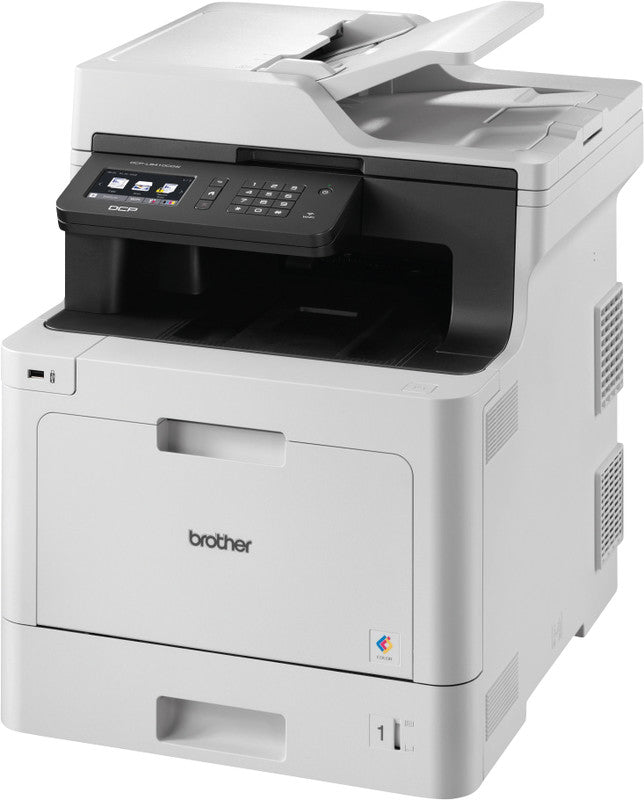 Brother DCP-L8410CDW – Farbiges Laser-MFP A4, 3-in-1 – USB/WLAN – Duplex, ADF – 31 S./Min. S/W, 31 S./Min. Farbe