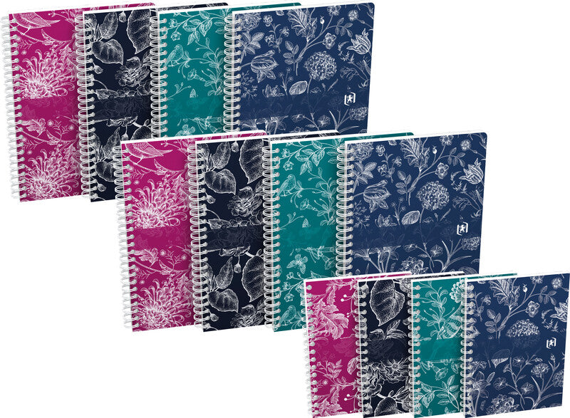Elba Notizbuch Romance, Karton, 120 Seiten, perforiert, 90 g/m² – sortiert, für SCRIBZEE App
