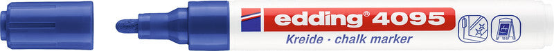 Edding Kreidemarker – Rund, 2–3 mm – Blau