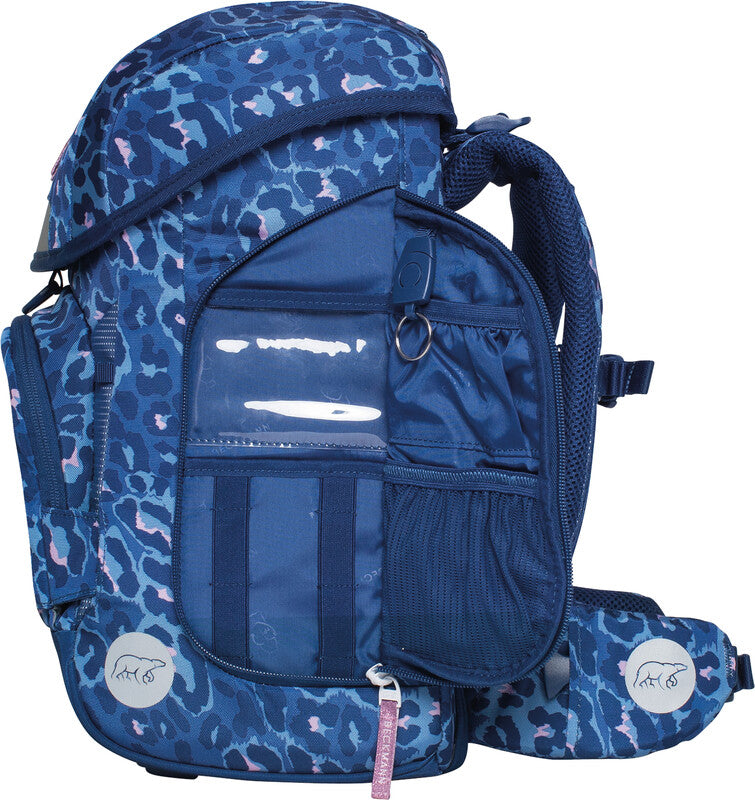 Beckmann Schulrucksack Plus Air – 6-teilig – Cheetah – aus recycelten PET-Flaschen