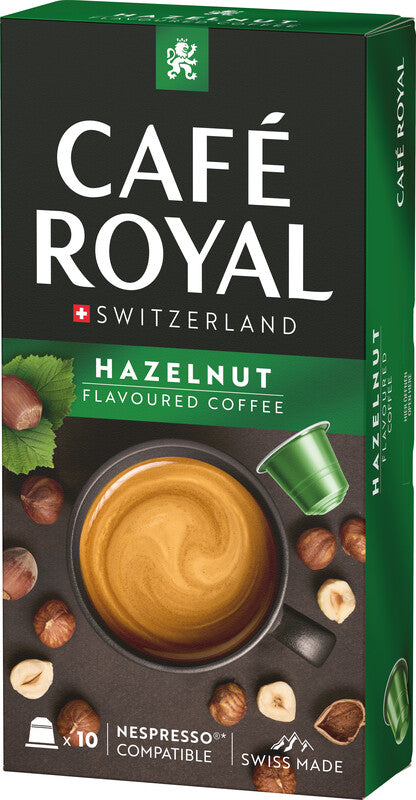 Café Royal Kaffeekapseln Haselnuss Lungo – für Nespresso – 100 Kapseln