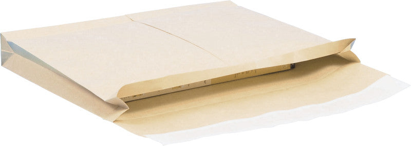Q-connect Papierversandtasche – 324 × 239 × 40 mm, Seiten- und Bodenfalte, Braun, Selbstklebend – 100 Stück