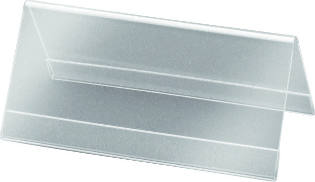Sigel Tischaufsteller – 95 × 42 mm, transparent, 10er-Pack