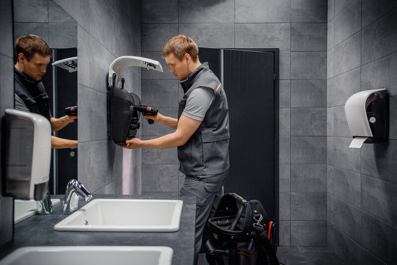 Katrin Handtuchrollenspender Inclusive System weiss – für Handtuchrollen mit Hülse – 335 × 403 × 216 mm