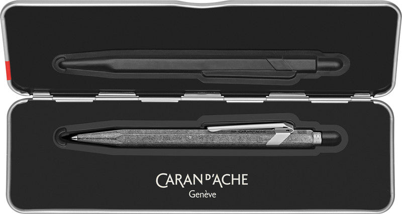 Caran d-Ache Kugelschreiber – Grau Meliert, Aluminium