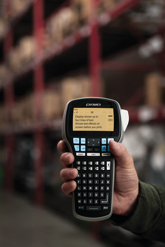 DYMO LabelManager 420P – Beschriftungsgerät für D1-Bänder 6–19 mm, USB, Lithium-Ionen-Akku