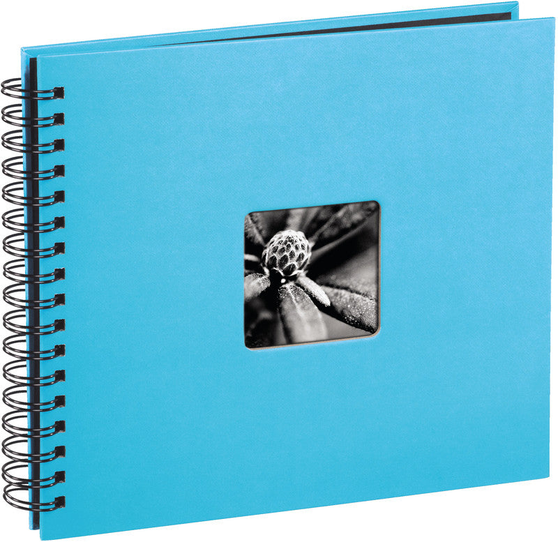 Hama Fotoalbum – für 280 × 240 mm, türkis, mit Pergaminzwischenblättern, Papier