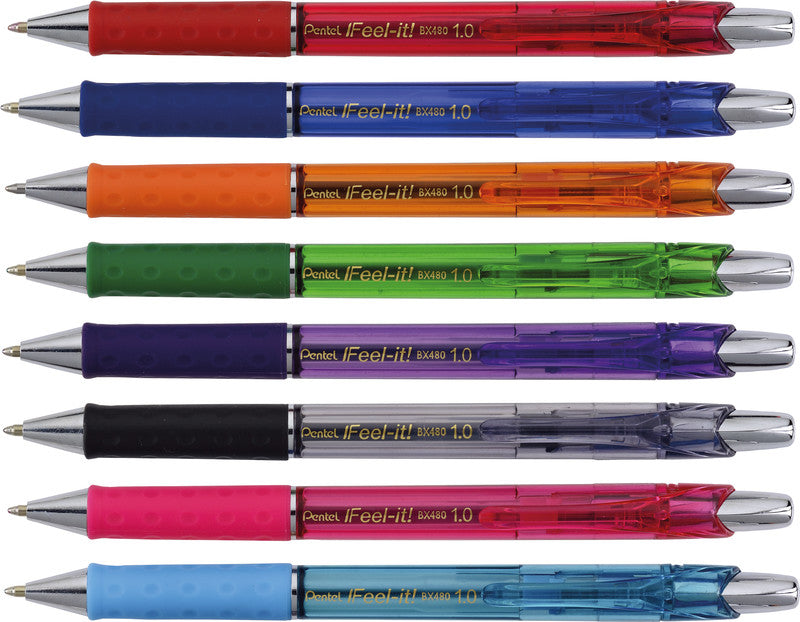 Pentel Kugelschreiber – Schwarz, Kunststoff
