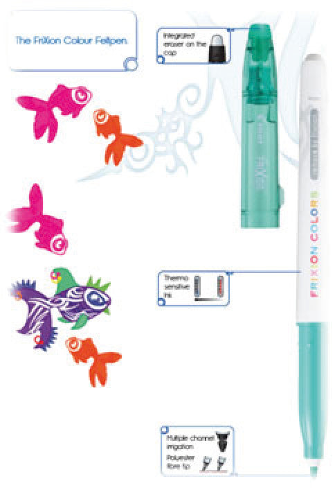 Pilot Filzstifte FriXion Colors, Strichbreite 0,6 mm, 1 Stk.