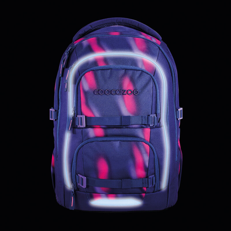 Coocazoo Rucksack Porter – Aurora Glow – 35 l – aus 100% recycelten PET-Flaschen