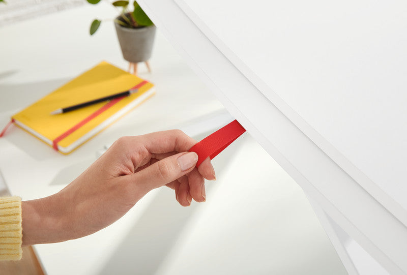 Leitz Stehtisch – 42 × 80 × 7,2-38 cm – grau – höhenverstellbar