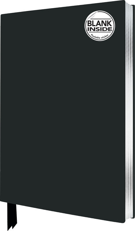 Denkzettel FLAME TREE Notizbuch – A5 – 176 Seiten – 81 g/m² – Gebunden, 2 Lesezeichen, Gemusterter Blattschnitt, Schwarz