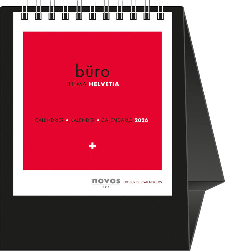 Novos Pult-Bildsteller Minicolor Suisse 2026 – 11,5 × 14,5 cm