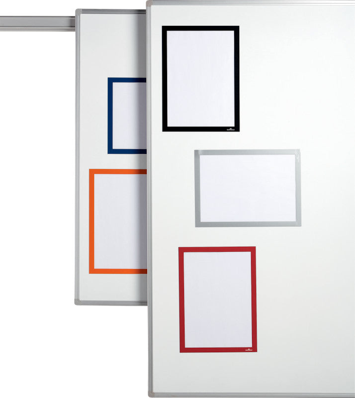 Durable DURAFRAME Magnetic Magnetrahmen – A4 – Schwarz – 5er-Pack