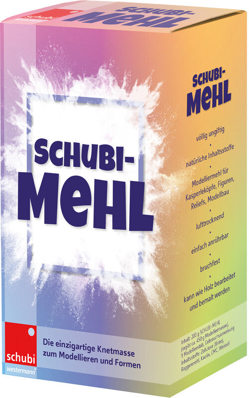 Schubi Modelliermehl – Weiss – 200 g, Birke (Holz)