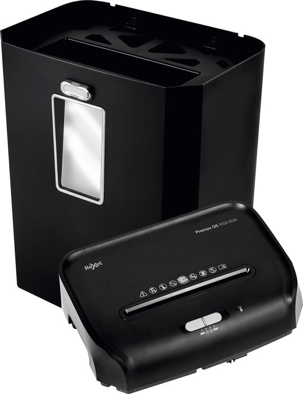 Rexel Promax RSX1035 – Aktenvernichter, DIN P-4, Partikelschnitt 4 × 40 mm, 10 Blatt, 35 l