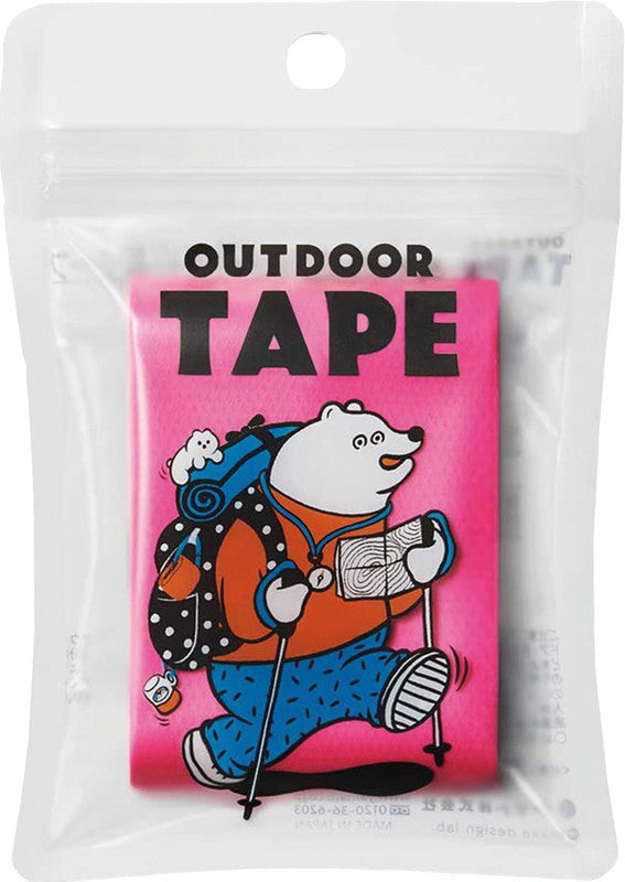 Yamato Gewebeband Outdoor – 50 mm × 3 m, neonpink, wiederablösbar
