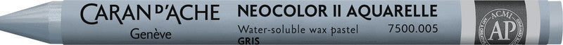 Caran d-Ache Caran d'Ache Neocolor II Aquarellfarbstift – Grau, Mine Ø 8,6 mm