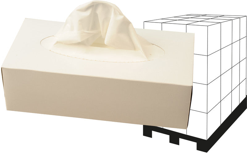 Kosmetiktücher Box – 2-lagig, weiss – 150 Tücher